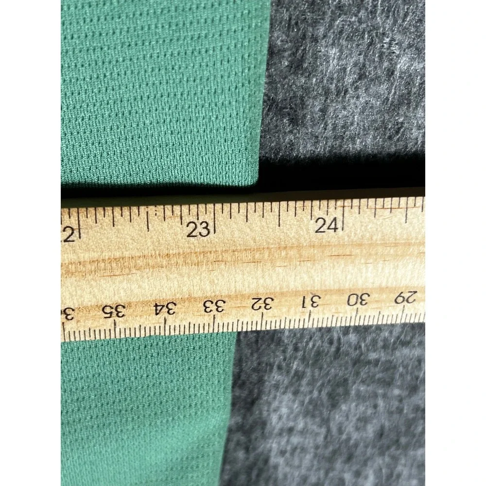 The North Face Mens XL Green Short Sleeve Performance Polo Shirt Textured Knit